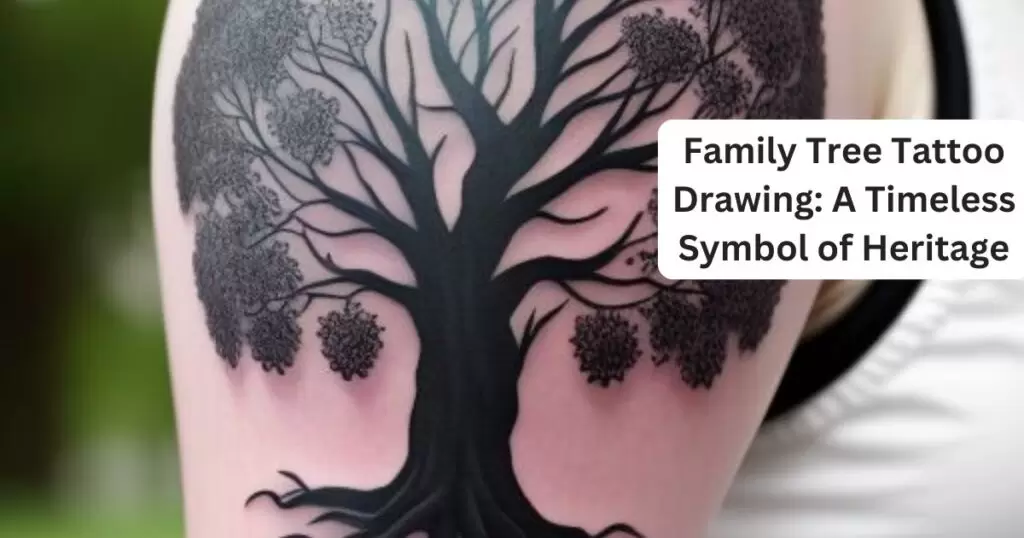 Family Tree Tattoo Drawing A Timeless Symbol of Heritage