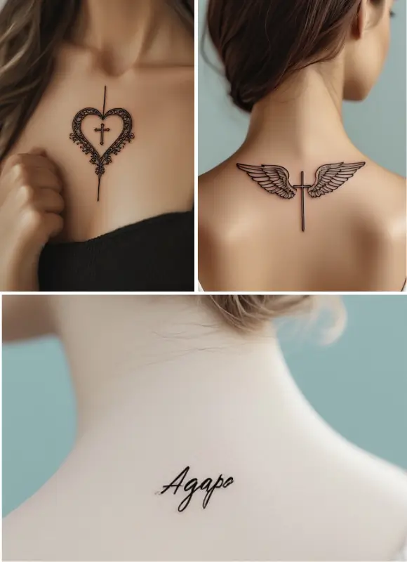 Heart and Soul Minimal Christian Tattoo ideas