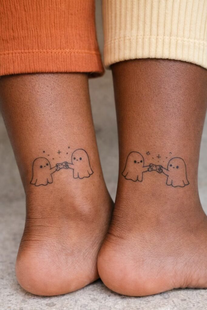 Best Friend Tattoos with a Playful Edge