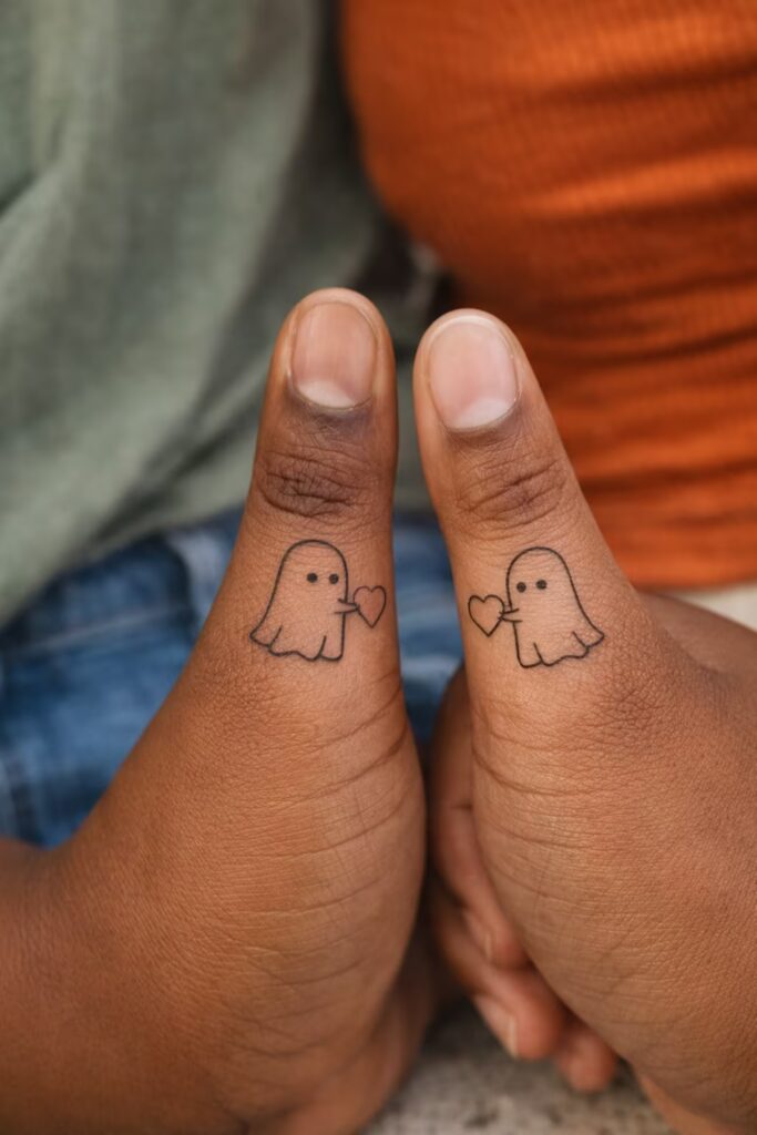 Ghost Love Bff Tattoos