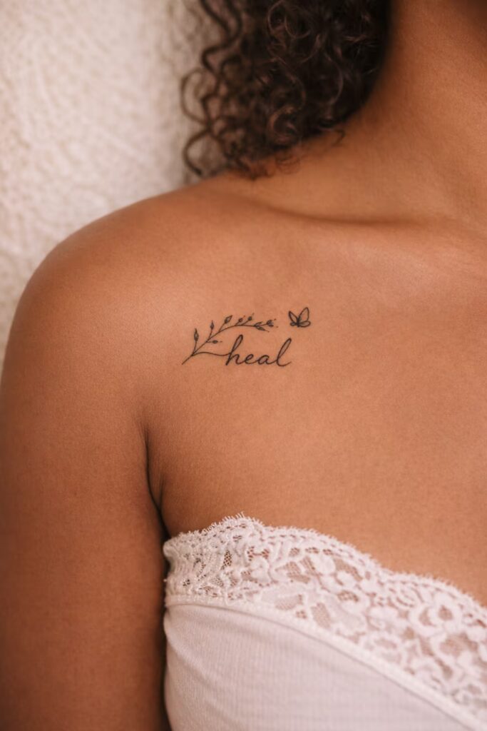 Butterfly & Olive Branch “Heal”