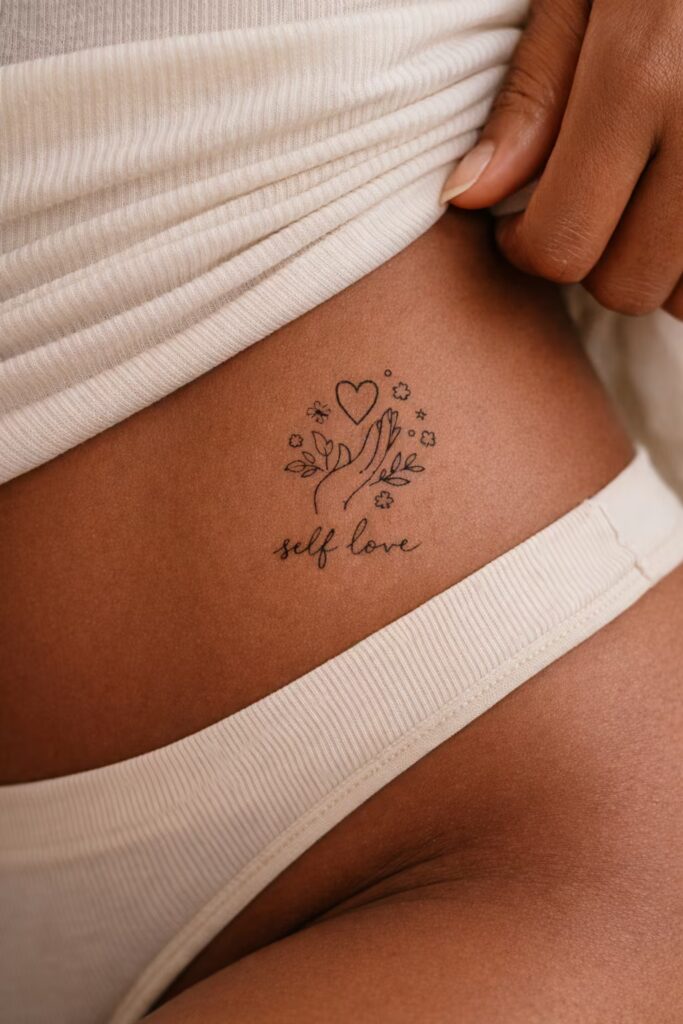 Self Love Hand Tattoo
