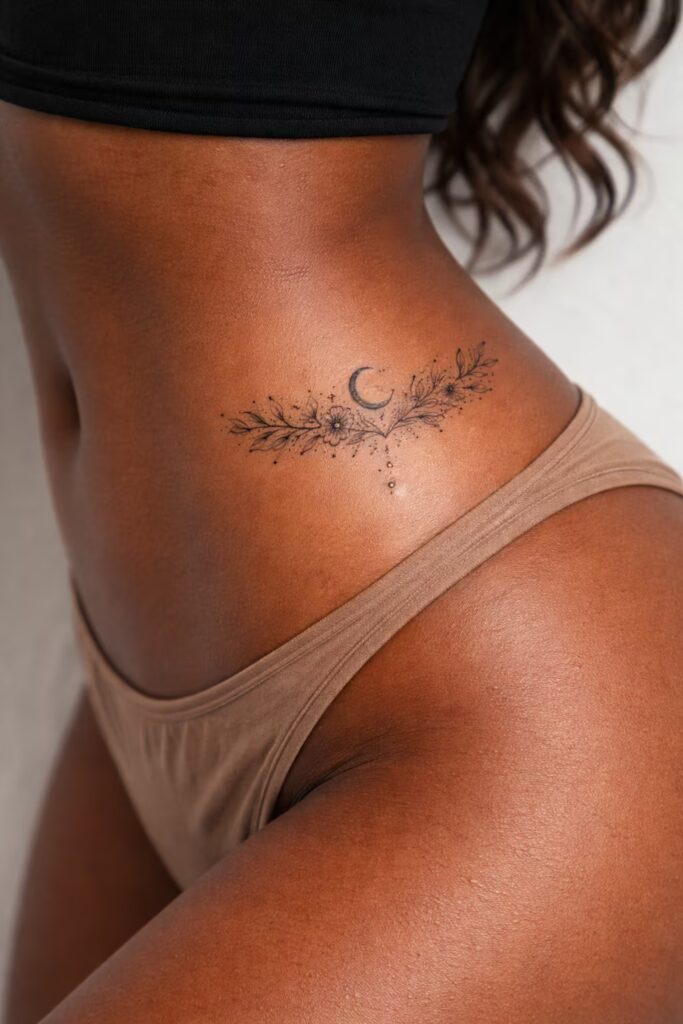 4. Crescent Moon & Heart Bloom