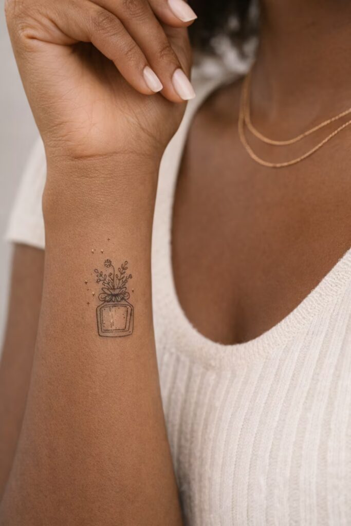 Wildflower Forearm Tattoo Ideas for Women