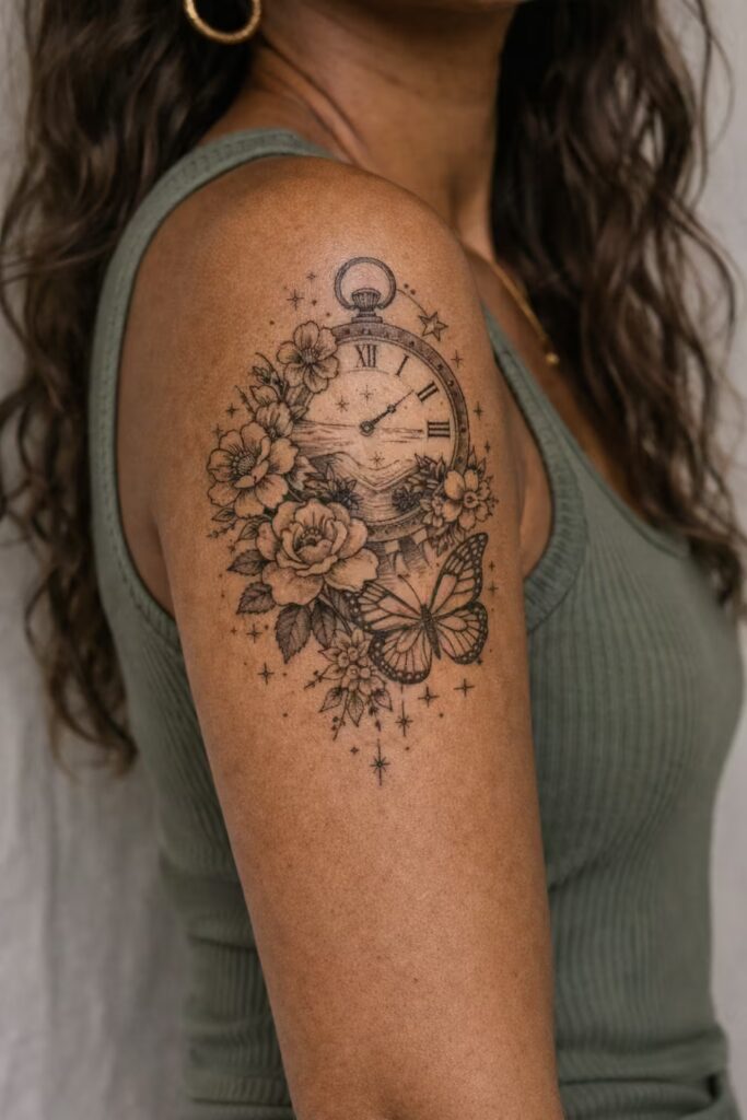 Timeless Elegance – Meaningful Half Sleeve Tattoos for Women