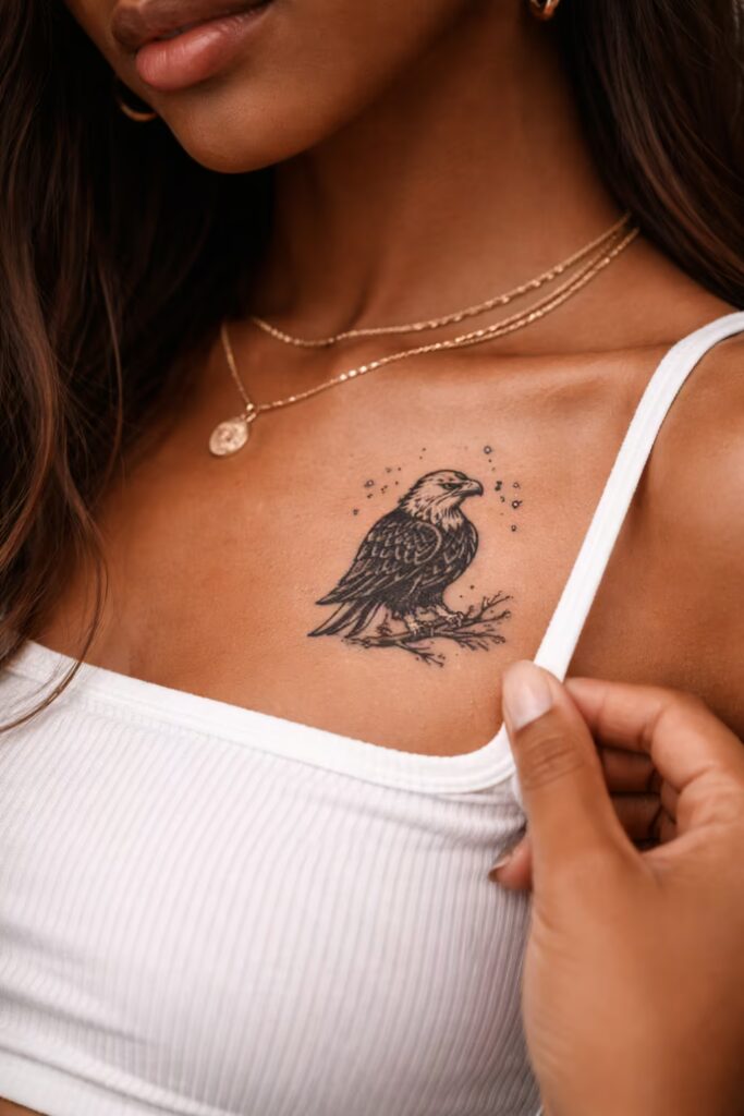 Bald Eagle – American Traditional Tattoo