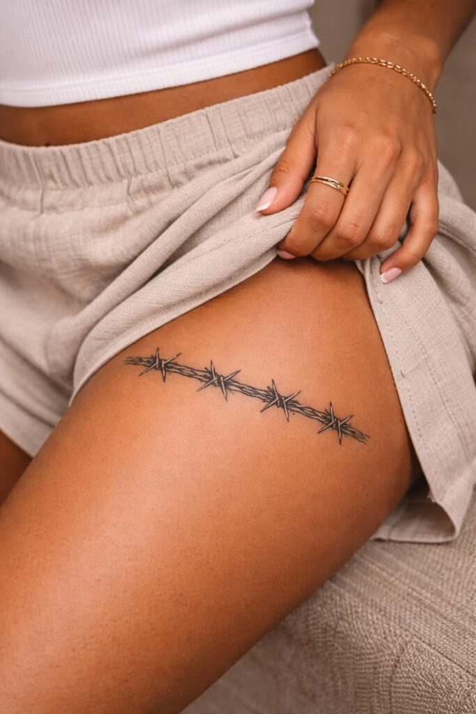 Barbed Wire – American Traditional Tattoo