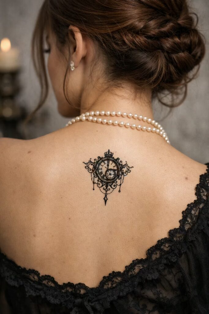 Clockwork Elegance Ornamental Tattoo