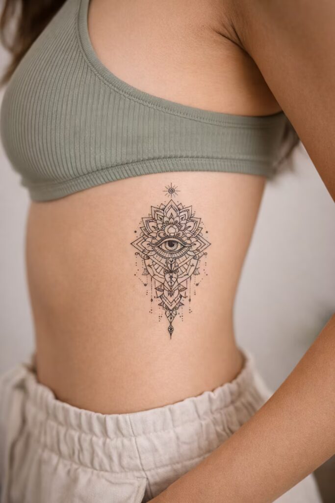Mandala Enlightenment Modern Neo-Geometric Tattoo