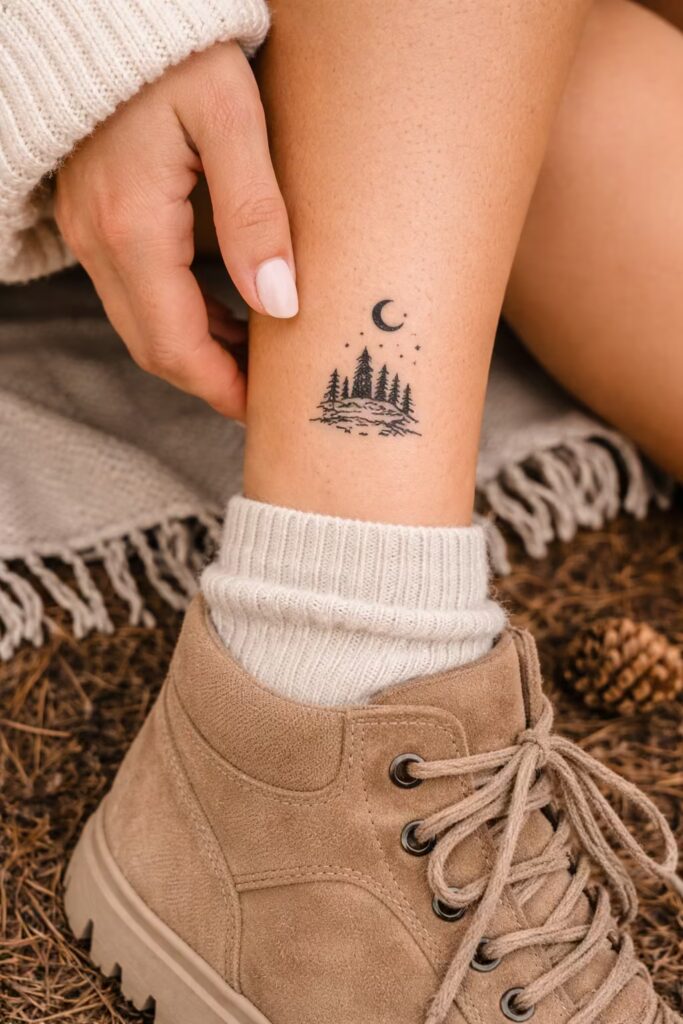 Nature & Forest Leg Tattoos