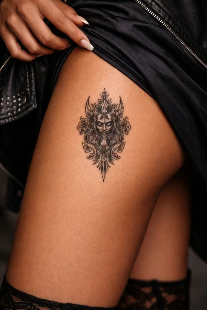 Ornamental Warrior Leg Tattoos – Masculine Power