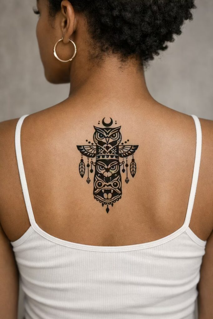Symmetrical Tattoos_ Cultural Totems Neo-Traditional Style
