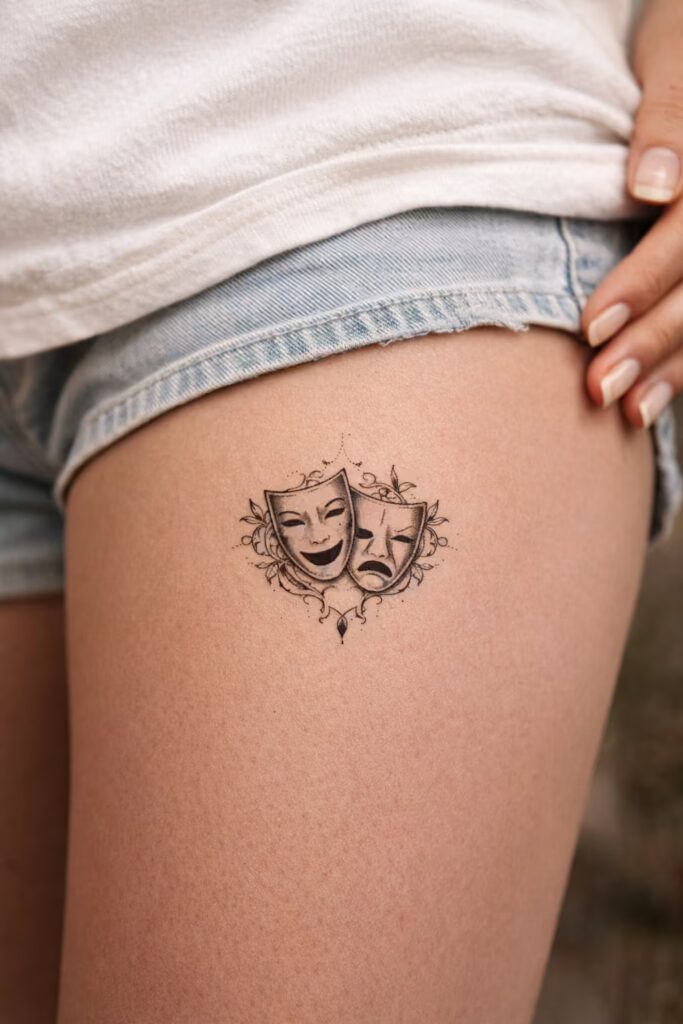 Symmetrical Tattoos_ Dual Masks Design