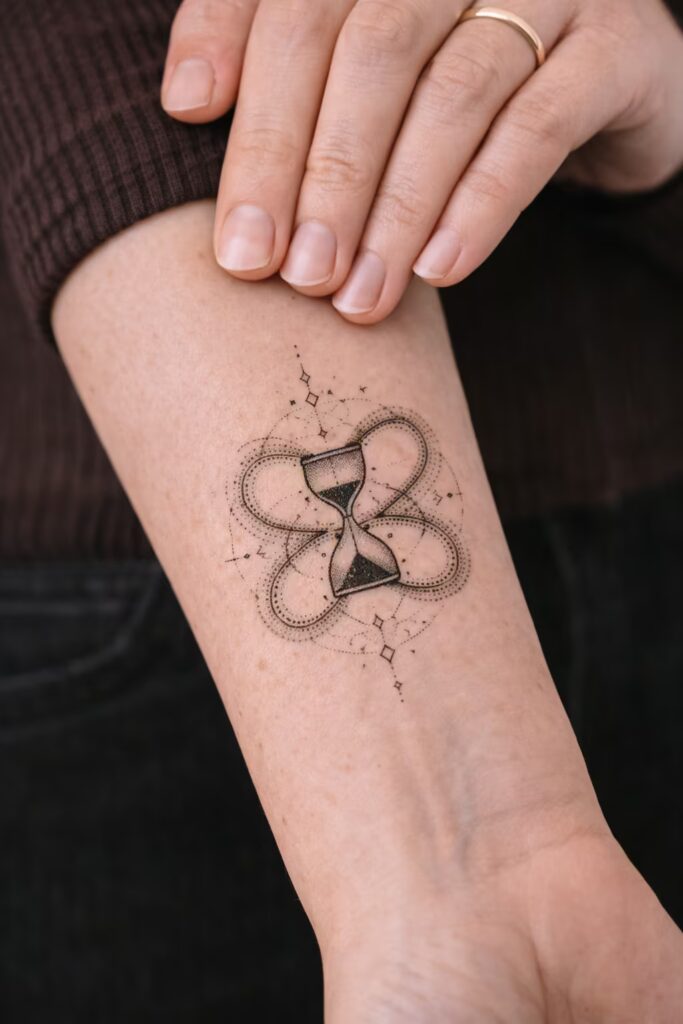 Time & Infinite Loops Tattoo