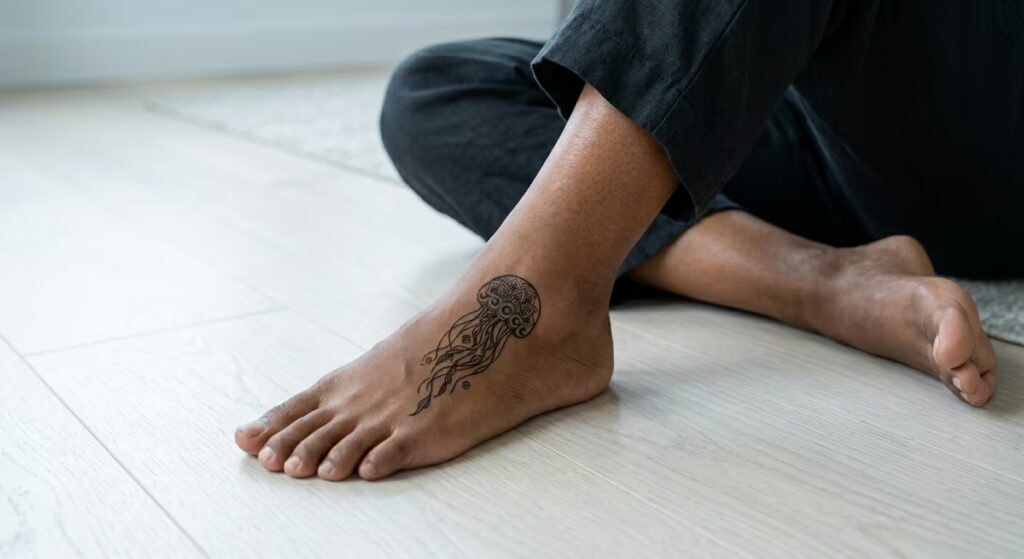 Ancient Knots Jellyfish Tattoo Design