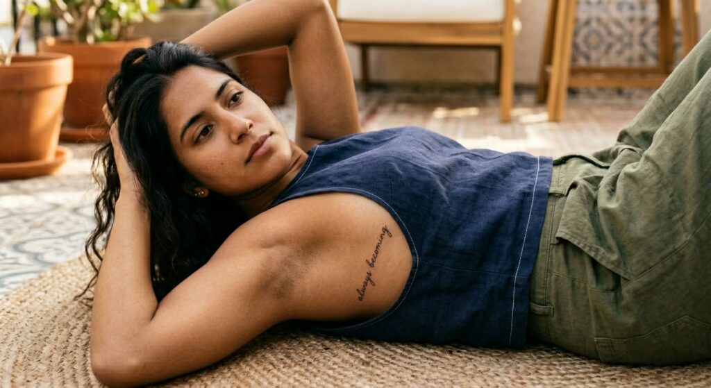 Continuum — Signature Replica Style Fine Line Tattoo