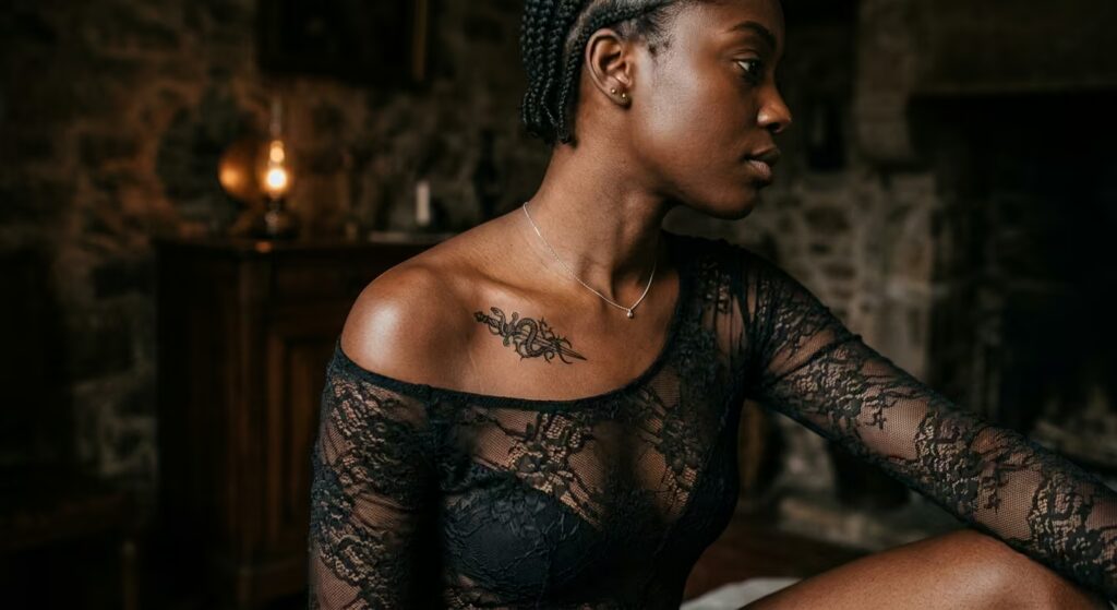 Serpent & Dagger Wrought Iron Vines