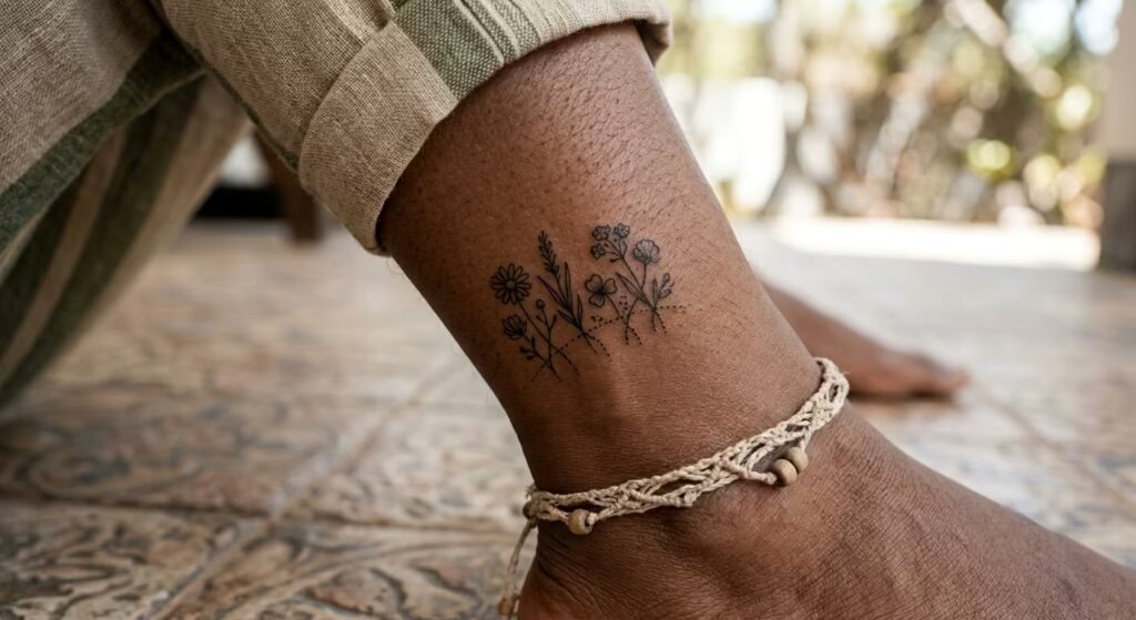 Vintage Botanical Wildflower Meadow