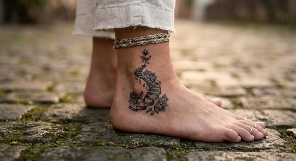 Ascending the Deconstructed Spiral_ The _Stoic Ascent_—a Tattoo that Represent Change and Growth