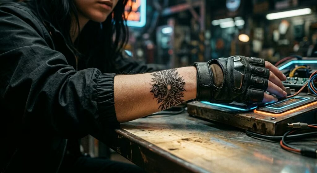 Fractured Opulence_ The Chronos-Link Bracelet Tattoo Ideas