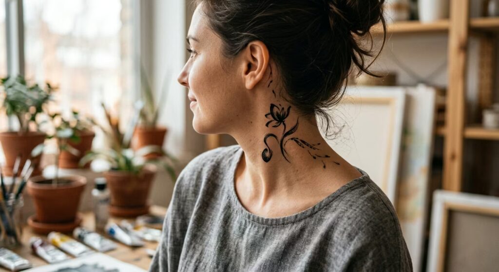 The Emergent Flora Cycle_ A Tattoo That Represents Change and Growth