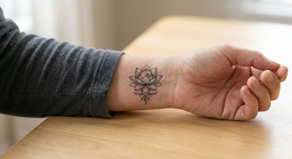 The Fibonacci Lotus_ A Spiritual and Artistic Tattoo Design for Resilience