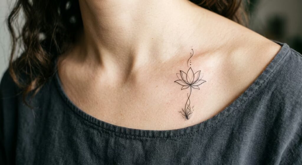 The Mud & The Bloom_ A Spiritual and Artistic Lotus Tattoo Design