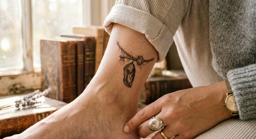 The Rooted Acceptance Chrysalis_ As one of the Tattoos That Represents Change and Growth