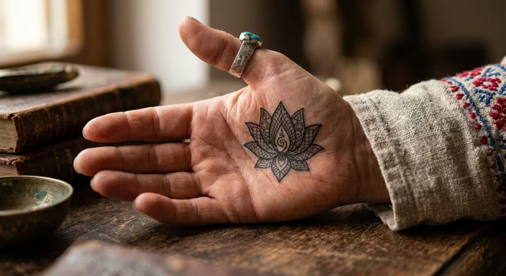 The Third Eye Bloom_ A Lotus Tattoo that Feels Spiritual and Artistic