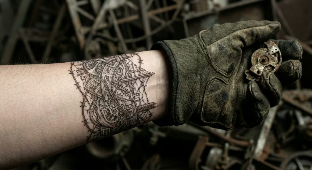 Unveiling Unique Dystopian Gossamer Lattice Bracelet Tattoo Ideas