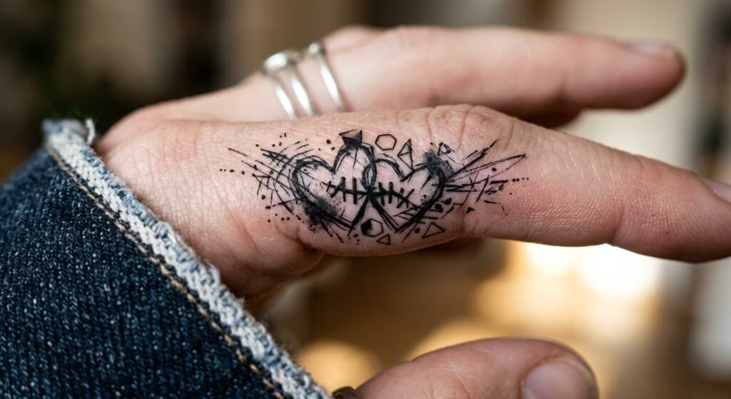 Wild Mending_ The Interlocking Hearts Mommy Tattoo