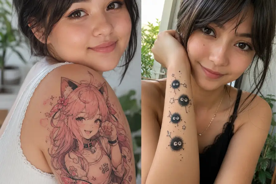 15 Anime Tattoo Ideas for Women, With Meanings and Placements