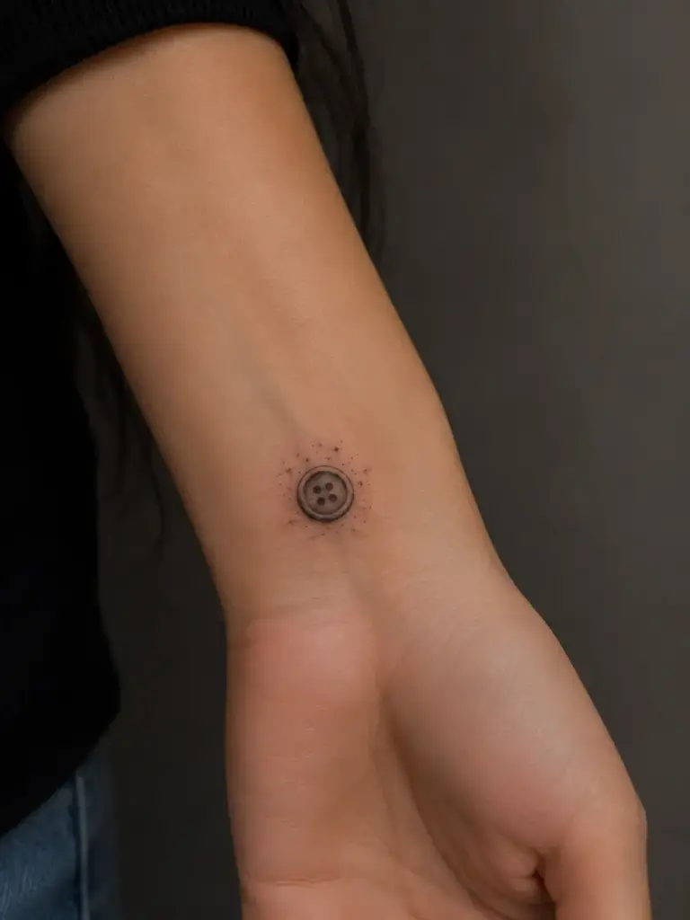 The Four-Hole Button Wrist Coraline tattoo ideas
