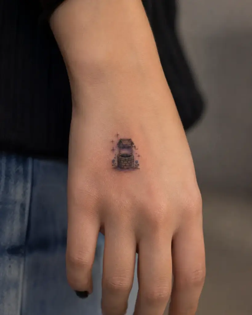 The Wishing Well Hand Tattoo